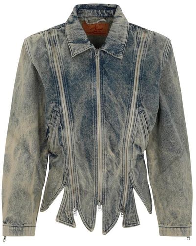 Y. Project Denim jackets - Grau
