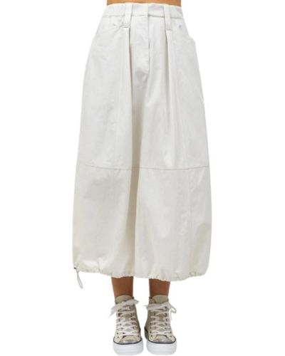 Brunello Cucinelli Elegant skirts collection - Bianco