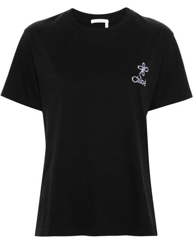 Chloé T-Shirts - Black