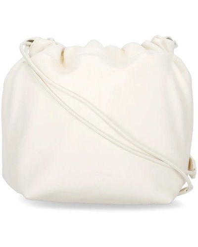 Jil Sander Bucket Bags - White