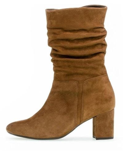 Gabor Heeled Boots - Brown