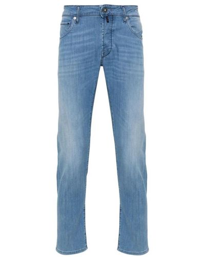 Incotex Jeans > slim-fit jeans - Bleu