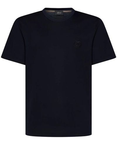 Brioni T-Shirts - Black
