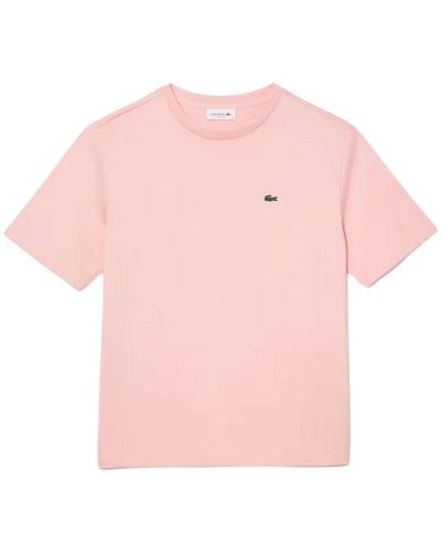 Lacoste T-Shirts - Pink