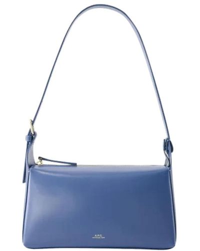 A.P.C. Leder handtaschen - Blau