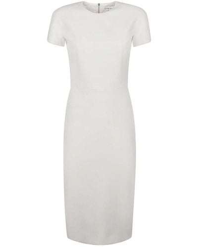 Victoria Beckham Midi Dresses - White
