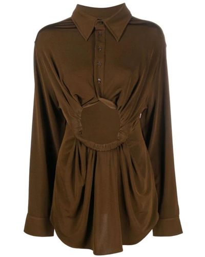 Y. Project Blouses - Brown