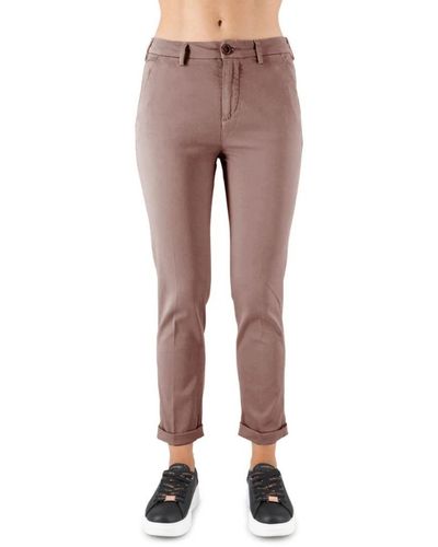 40weft Slim-Fit Trousers - Brown