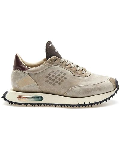 Be Positive Sneakers bronzo con design space race - Bianco