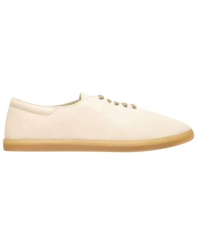 The Row Nappa leder schnürsneakers - Weiß