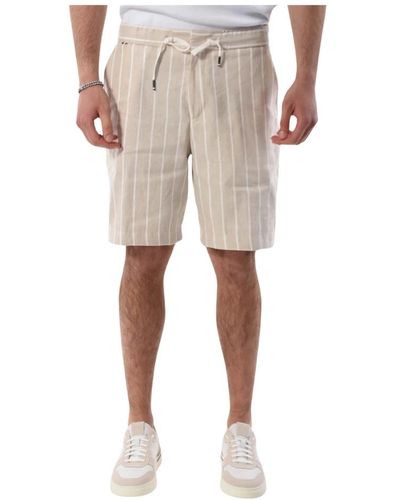 BOSS Casual shorts - Natur