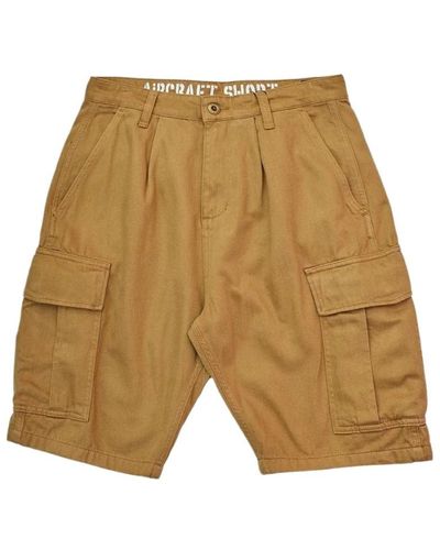 Alpha Industries Casual Shorts - Natural
