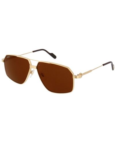 Cartier Stylische sonnenbrille ct0270s - Braun