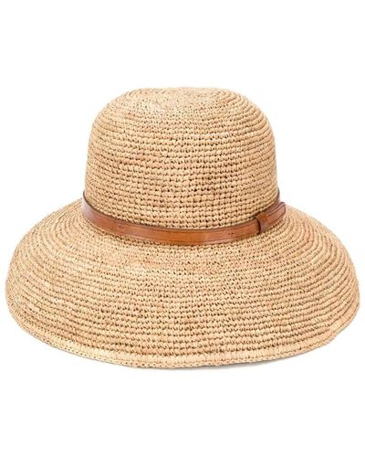 IBELIV Sombrero de verano de rafia - Neutro