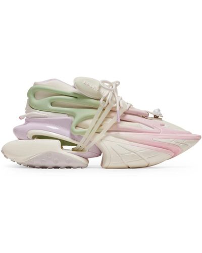 Balmain Sneakers unicorn in neoprene e pelle - Multicolore