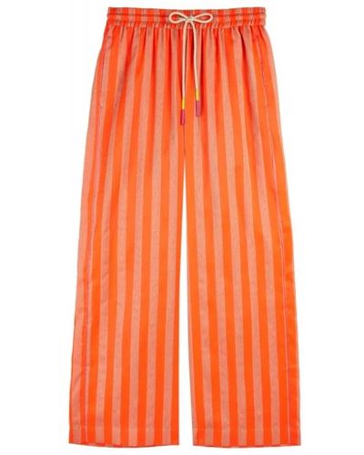 Mira Mikati Zanzibar gestreifte pyjamahose - Orange