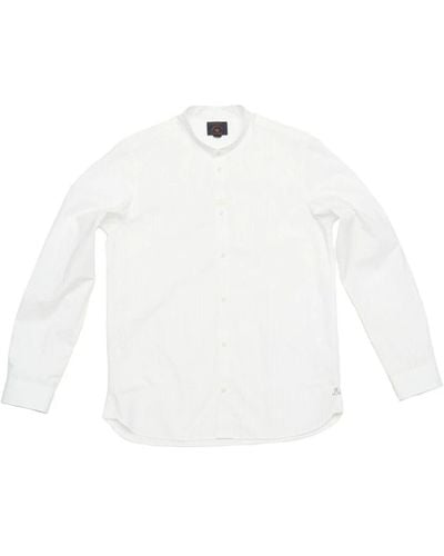 Blue De Gênes Shirts > casual shirts - Blanc