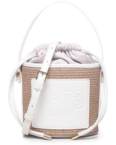 V73 Bucket Bags - White