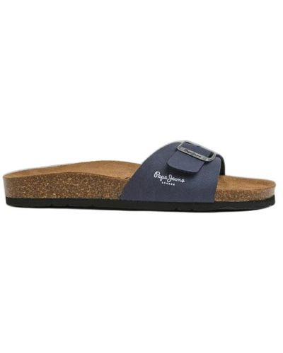 Pepe Jeans Slippers - Blauw