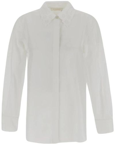 Chloé Blouses & shirts > shirts - Blanc