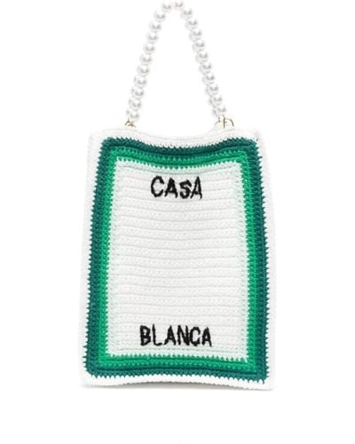 Casablanca Tote Bags - Green