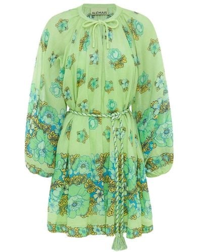 ALÉMAIS Short Dresses - Green