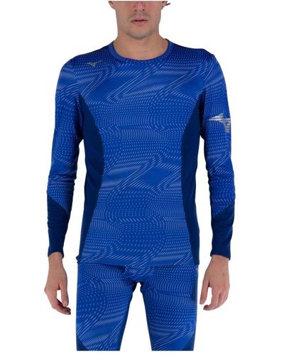 Mizuno Tops > long sleeve tops - Bleu