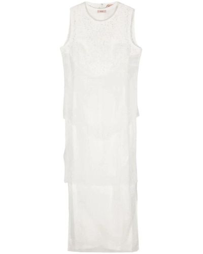 N°21 Midi Dresses - White