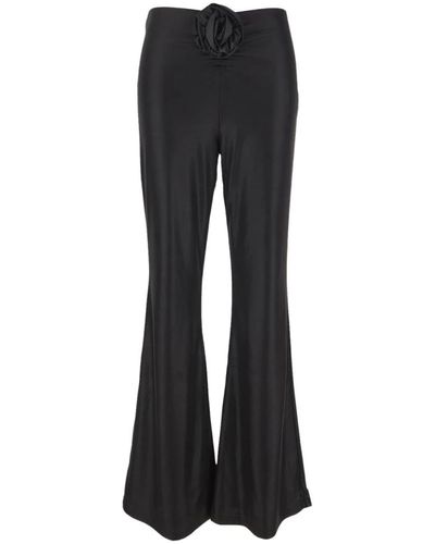 ROTATE BIRGER CHRISTENSEN Leather trousers - Negro