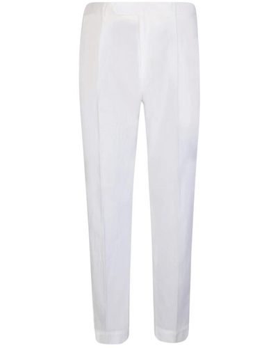 Dell'Oglio Slim-Fit Trousers - White