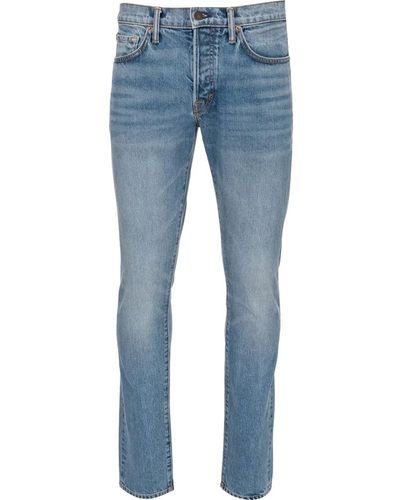 Tom Ford Zeitlose Straight Jeans für Männer - Blau