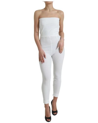 Dolce & Gabbana Jumpsuits - Weiß