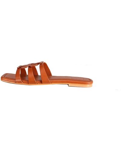 Ibana Shoes > flip flops & sliders > sliders - Marron