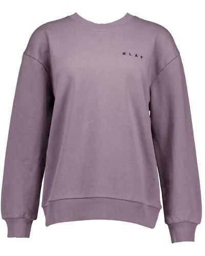 OLAF HUSSEIN Sweatshirts - Purple