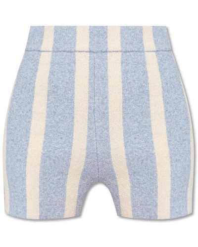 Jacquemus High-waisted shorts - Blu