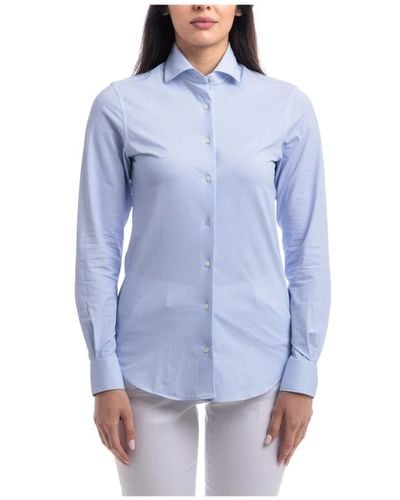 Xacus Slim fit camicia - Blu