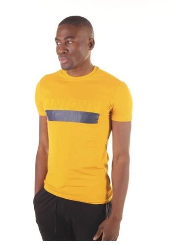 Antony Morato T-shirt aus baumwolle, t-shirt aus baumwollmischung - Gelb