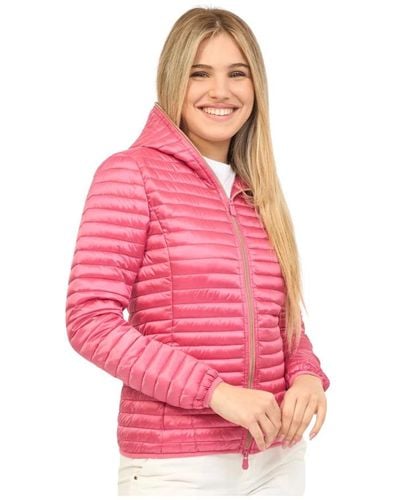 Save The Duck Down Jackets - Pink