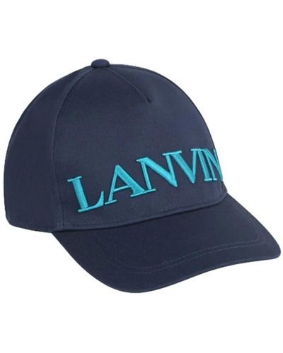 Lanvin N30051 cappelli con visiera - Blu