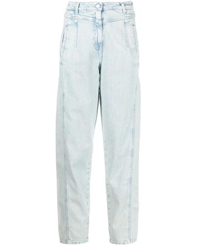 IRO Weiße straight jeans casual stil - Blau