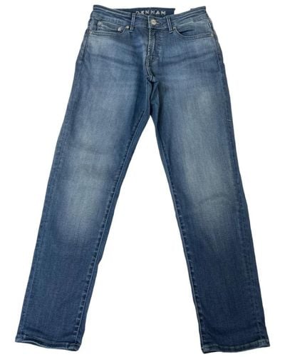 Denham Jeans > straight jeans - Bleu