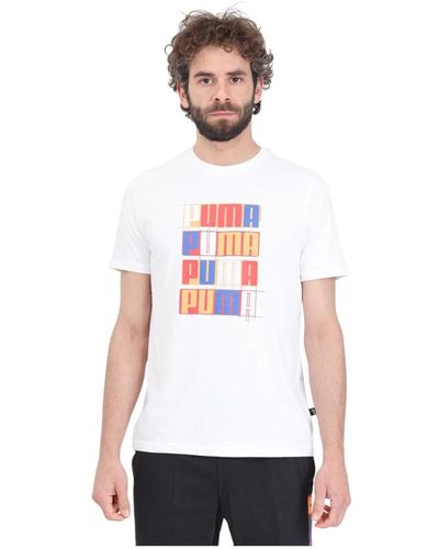 PUMA Tops > t-shirts - Blanc
