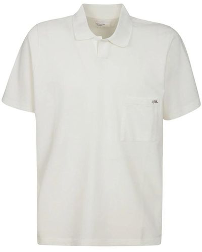 Universal Works Polo Shirts - White