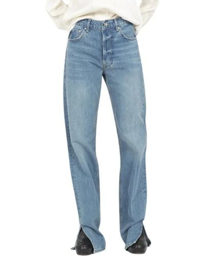 Anine Bing Loose-Fit Jeans - Blue