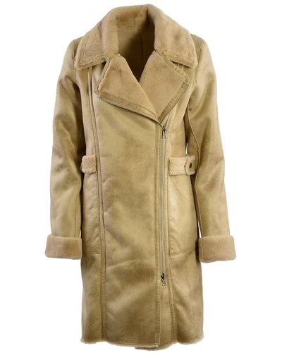 Betta Corradi Jackets > faux fur & shearling jackets - Neutre
