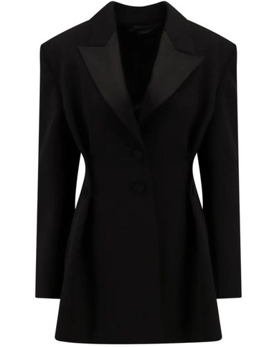 Givenchy Blazer de lana con botones cubiertos - Negro