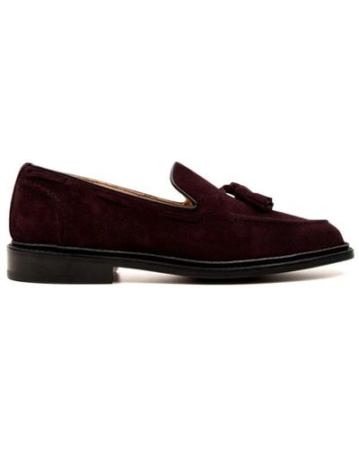 Tricker's Shoes > flats > loafers - Rouge