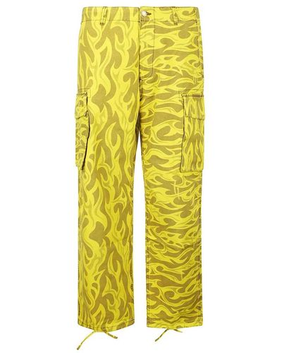 ERL Straight Trousers - Yellow