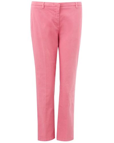 Lardini Pantaloni chino in cotone rosa