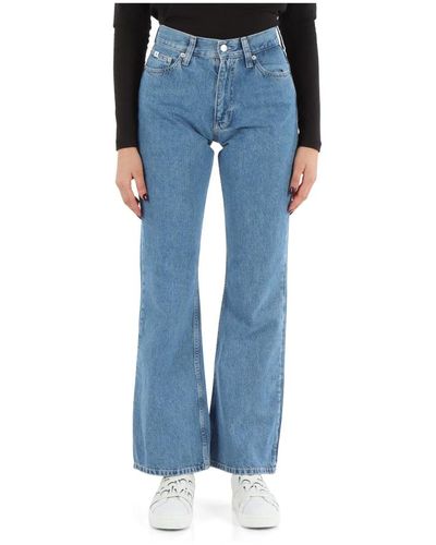 Calvin Klein Flared boot jeans - Blu